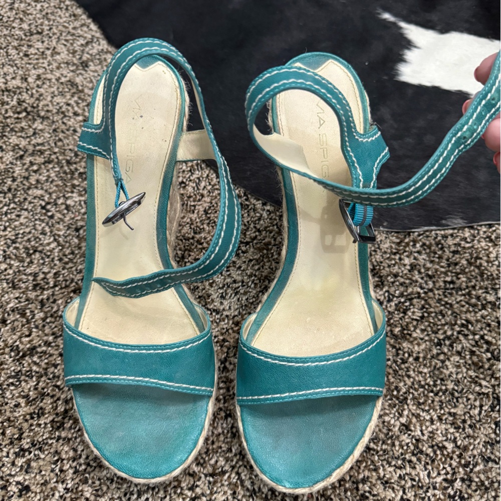 Via Spiga wedge espadrilles.